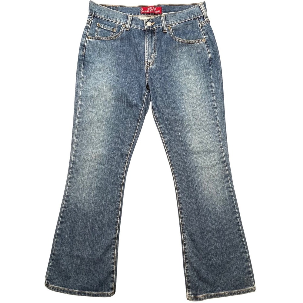 VTG Levi's Blue Stretch Bootcut Denim Jeans Women 8 S